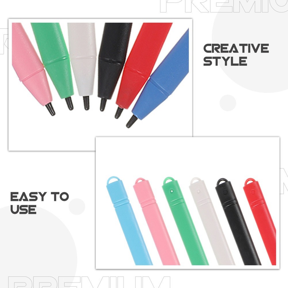 6 Pcs Universal Stylus Pen Lcd Writing Tablet Precision Handwriting