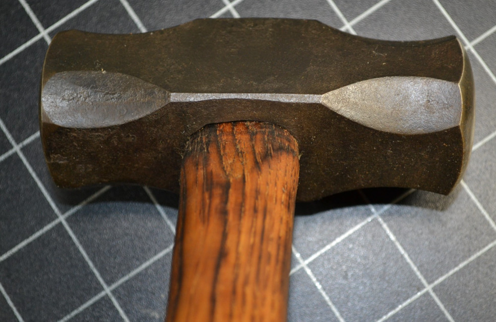 BLACKSMITH CUSTOM MADE FORGING HAMMER - ALL ORIGINAL - NEW