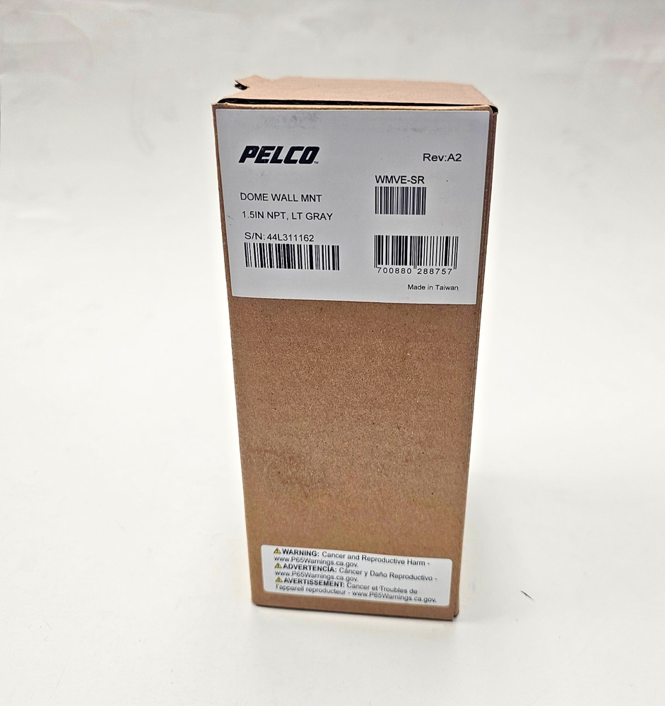 Pelco WMVE-SR Dome Wall Mount Gray NEW