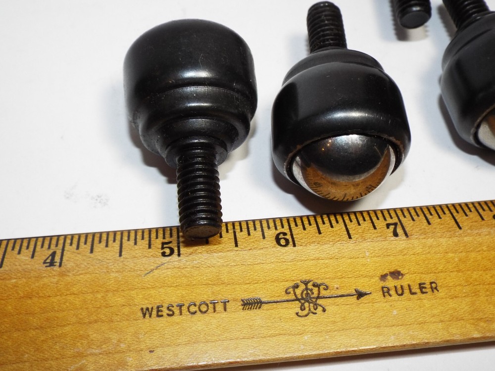 8 Conveyor Table Bearing Ball Caster Roller Transfer Steel Threaded Stud Mounted