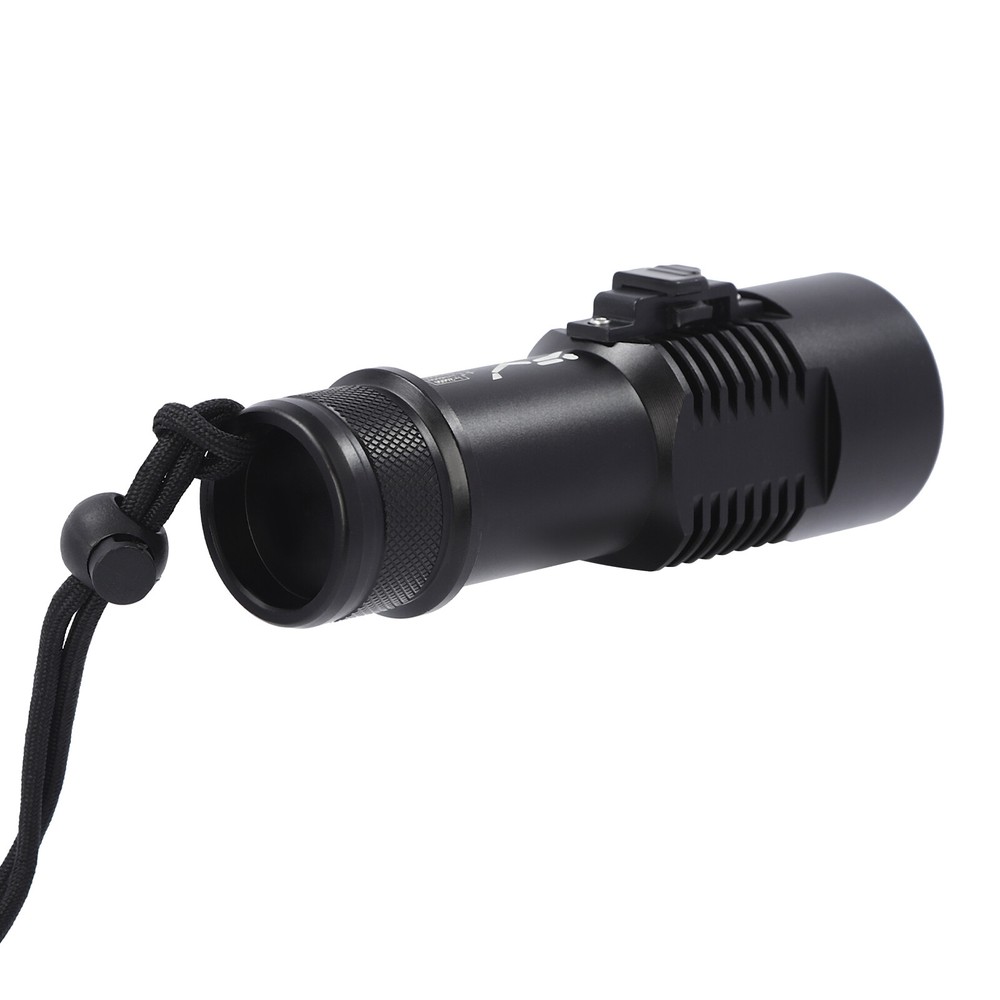 100m Underwater LED Scuba Dive Light Waterproof Rechargeable Diving Flashlight