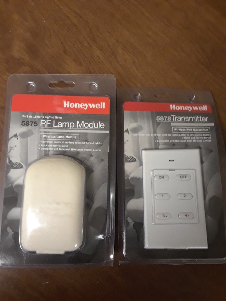 Honeywell Wireless Wall Transmitter 5878 & 5875 Lamp Module