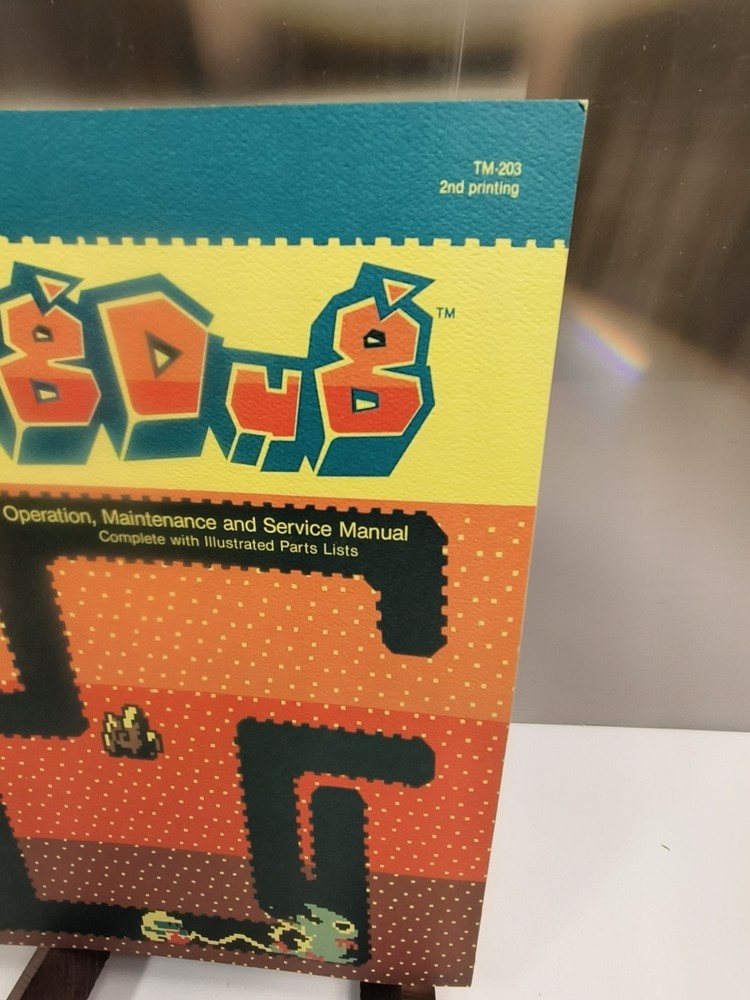 ATARI DIG DUG Game Operation Service Manual TM-203 & Schematic supplement