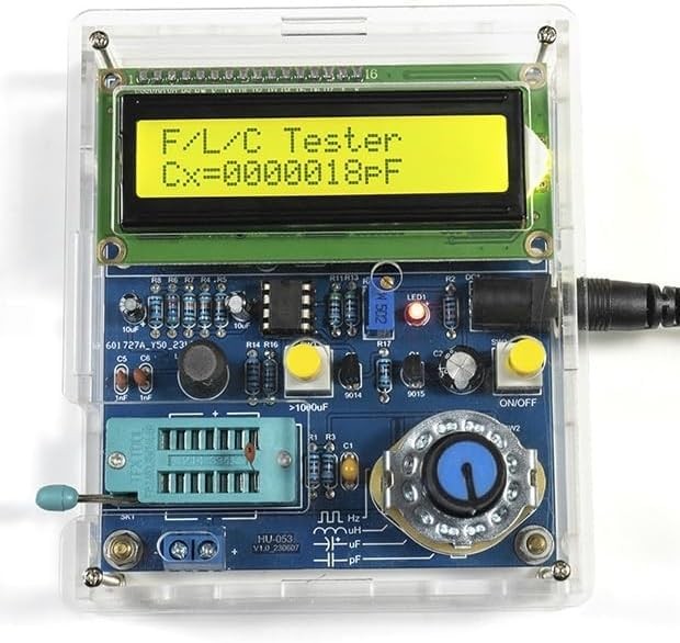 DIY Frequency, Inductance & Capacitance Meter Soldering Practice kit, Complet...