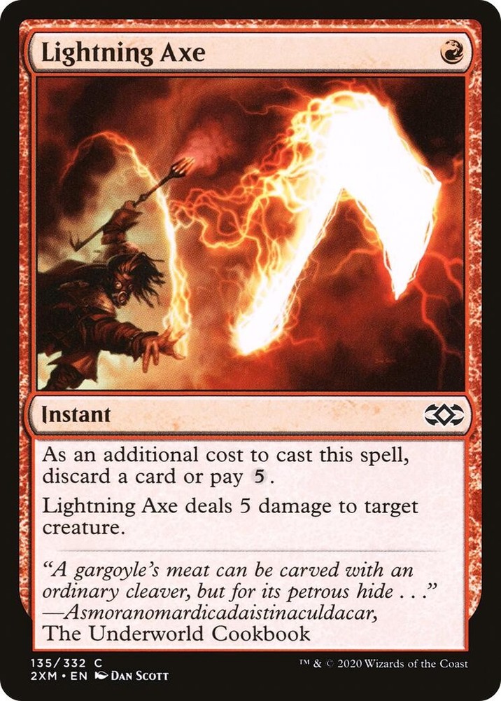 Lightning Axe Double Masters 135 MTG LP