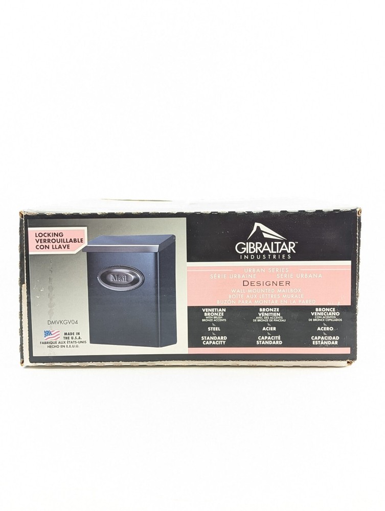 Gibraltar Mailboxes Designer Locking Medium Capacity Galvanized Steel Venetian