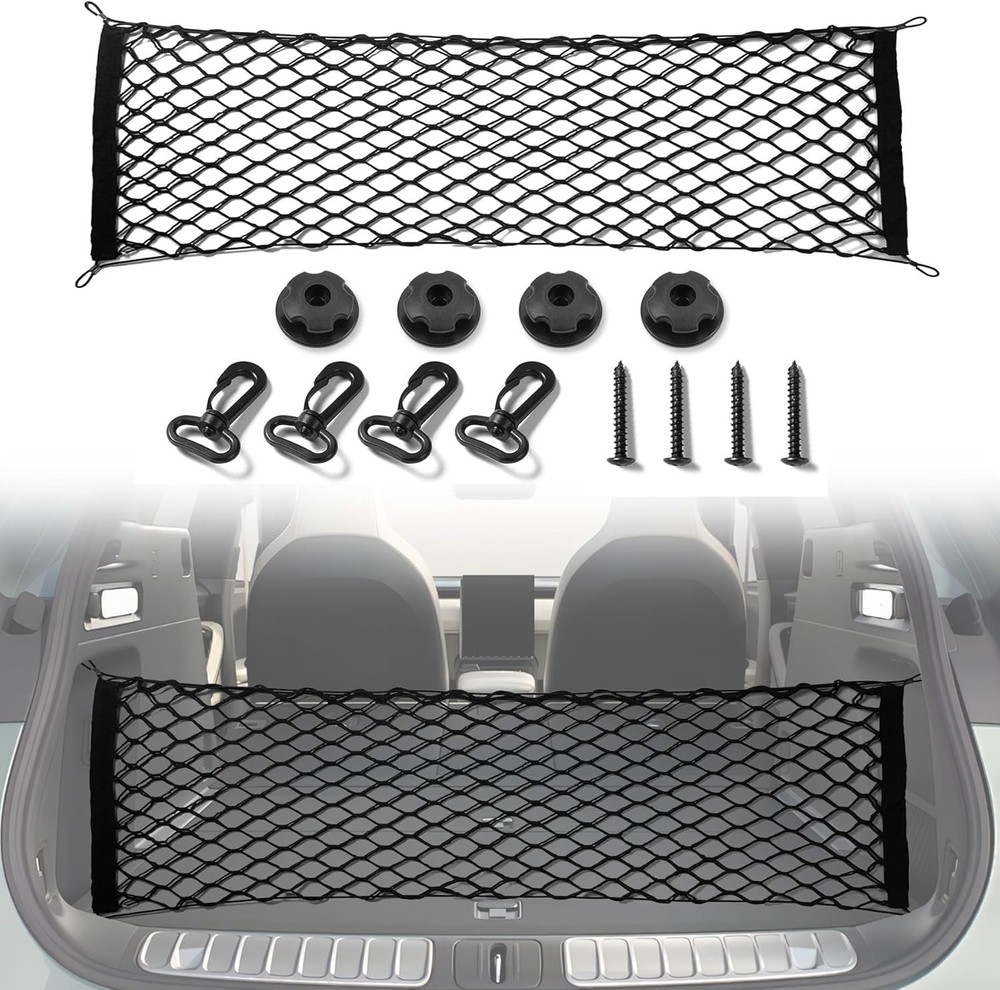Versatile Adjustable Truck Cargo Net – 50"x18" for Maximum Carrying Capacity