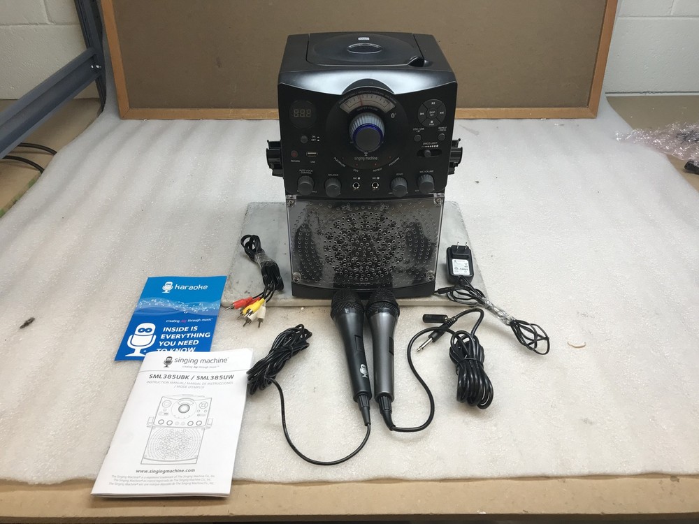 Singing Machine SML385UBK Karaoke System – CDG, Bluetooth, Microphone Tested