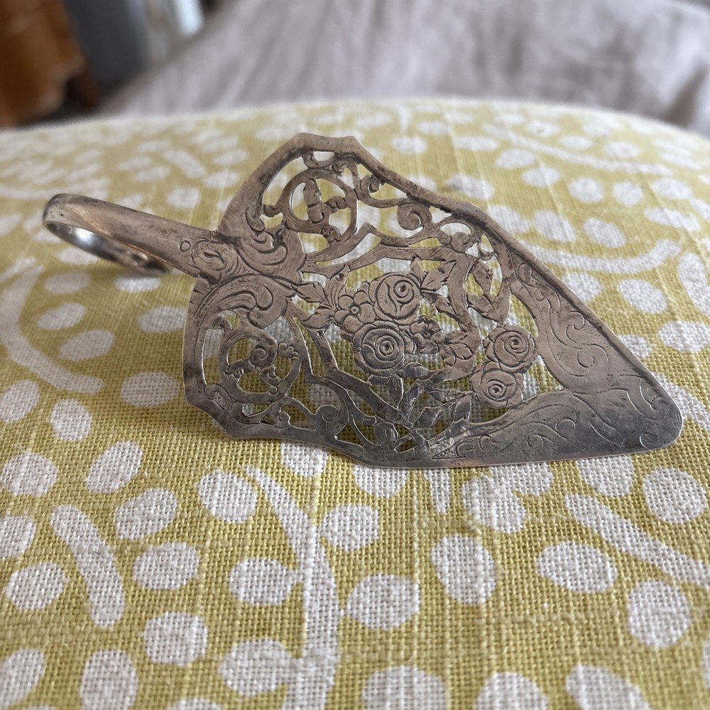 Antique German Small Ornate Openwork Server