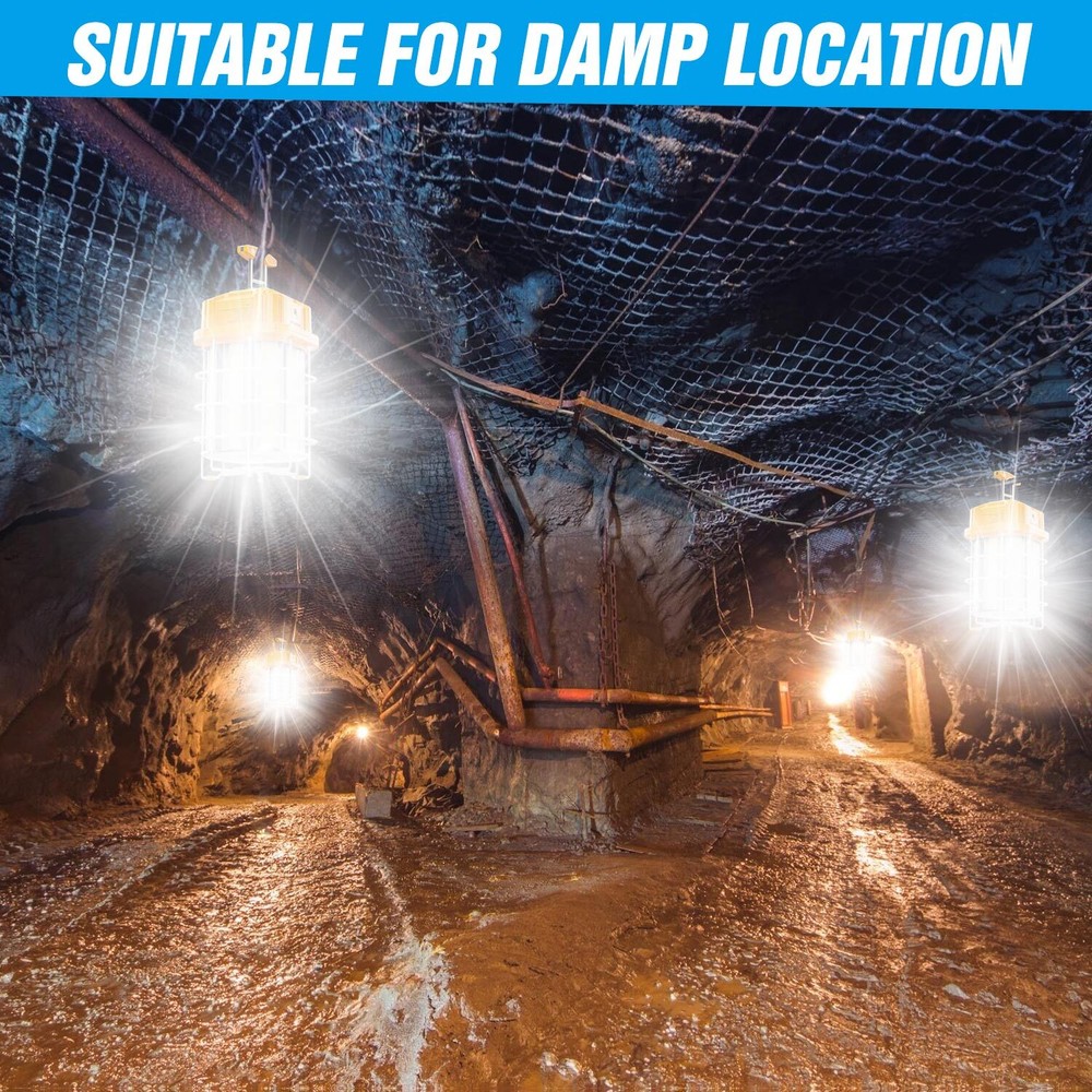 Linkable LED Temporary Construction Work Light 150W Construction Tunnel Lighting