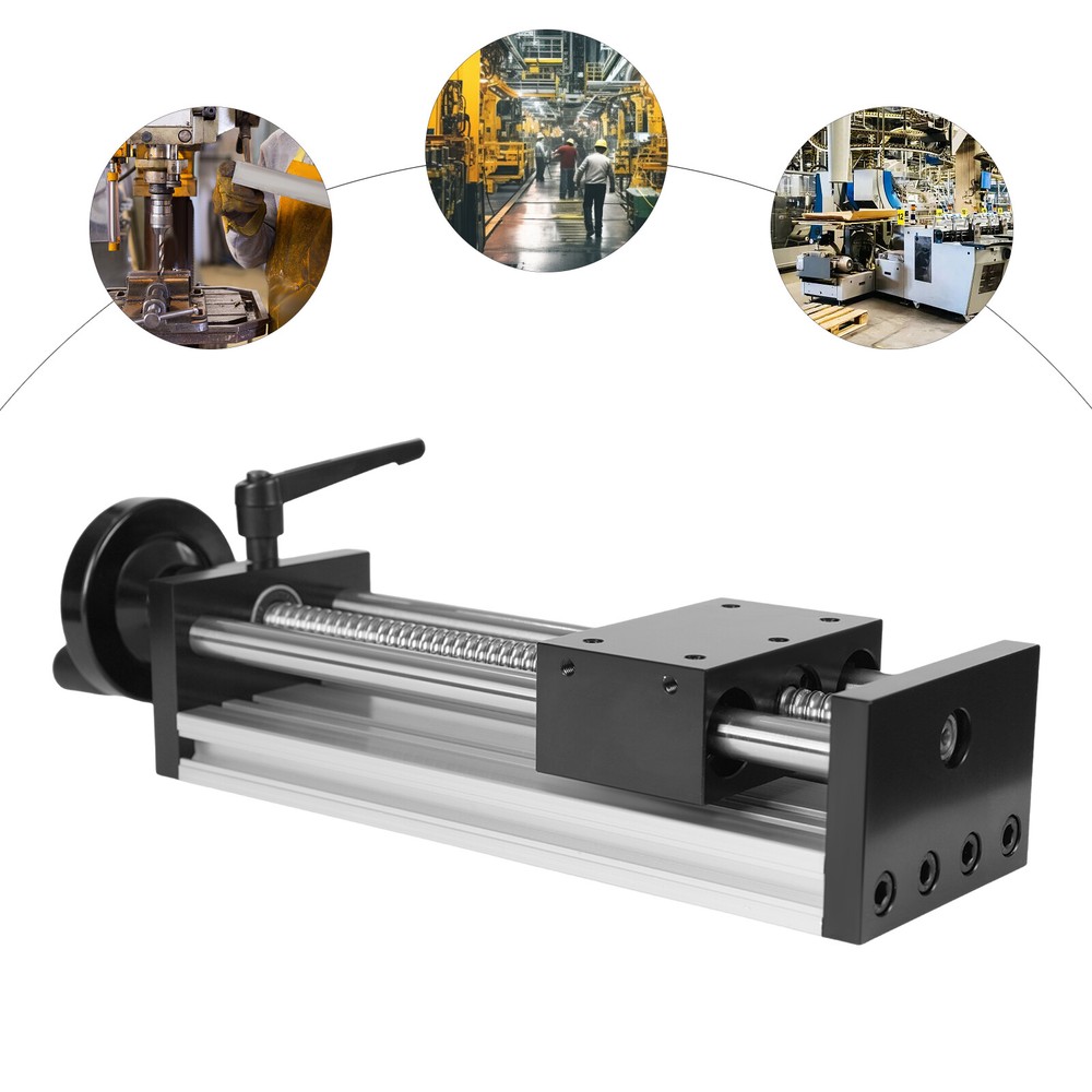 Dual Optical Axis Manual Sliding Table Linear Rail Guide Guide Slide Table US