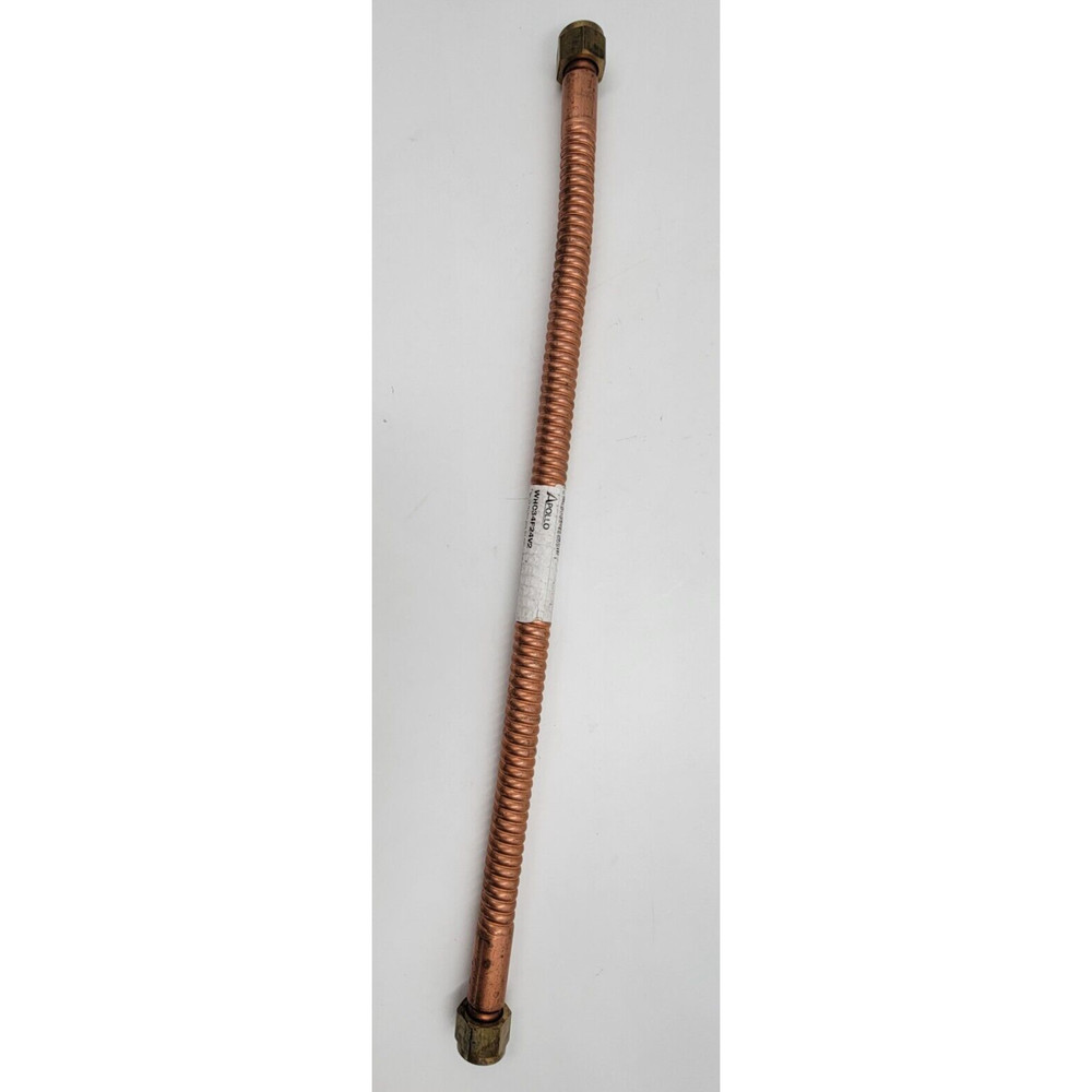 Apollo 24-in 3/4-in FIP Inlet x 3/4-in FIP Outlet Copper Water Heater Connector