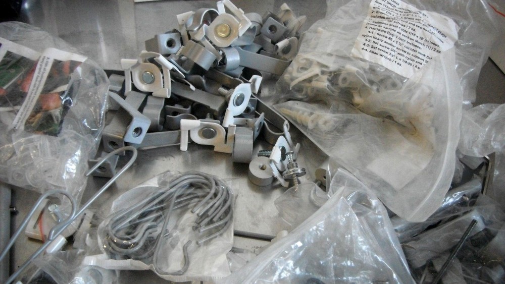 DROP HANGING LIGHTING HARDWARE LOT 6LBS