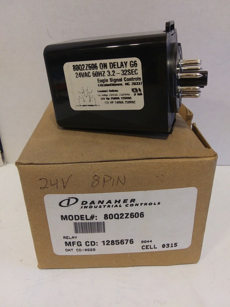 Danaher 80Q2Z606 Time Delay Relay