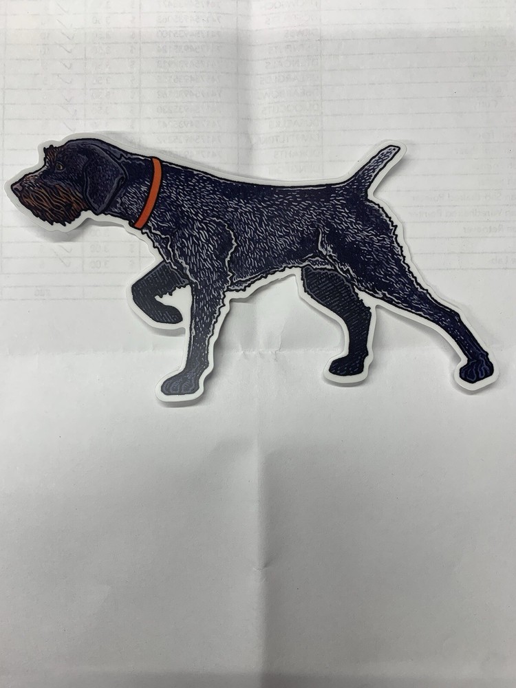 Casey Underwood German Wirehair Pointer Decal Sticker 5.5”