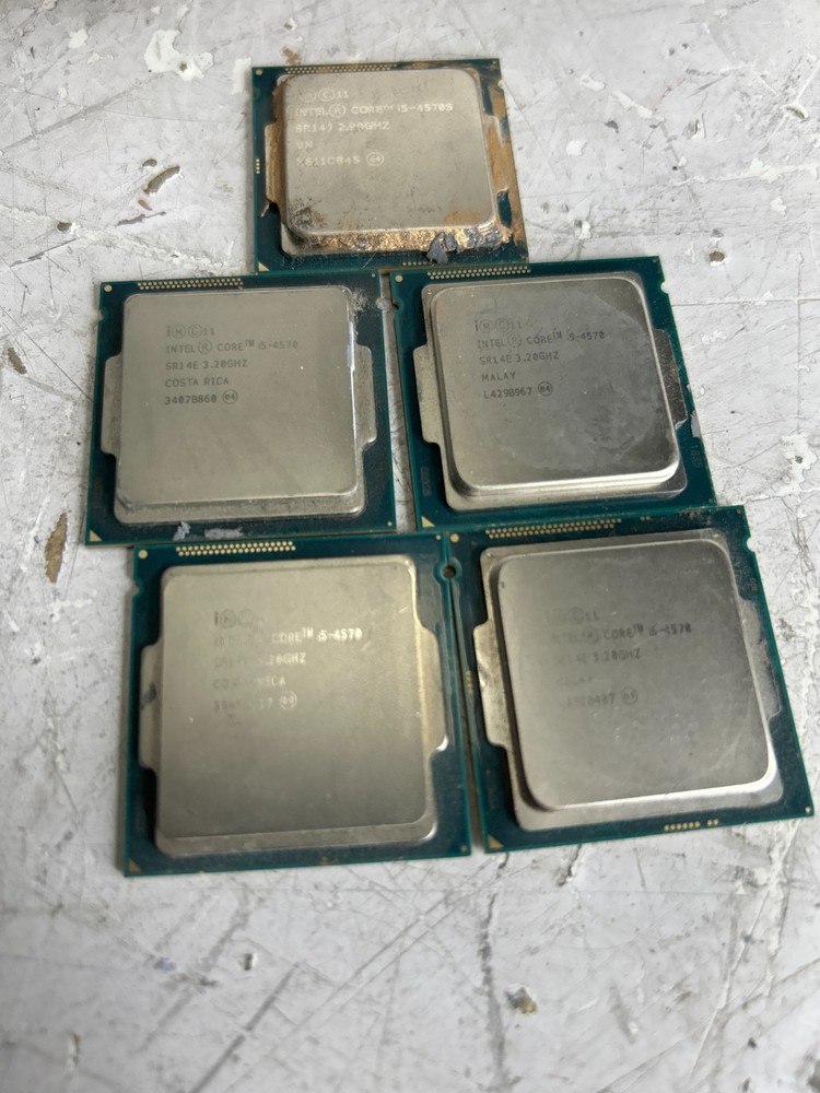 Lot of 5 Intel Core i5-4570
