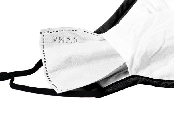 Adjustable Reusable Face Mask + PM 2.5 Filter Insert Washable Breathable Cotton