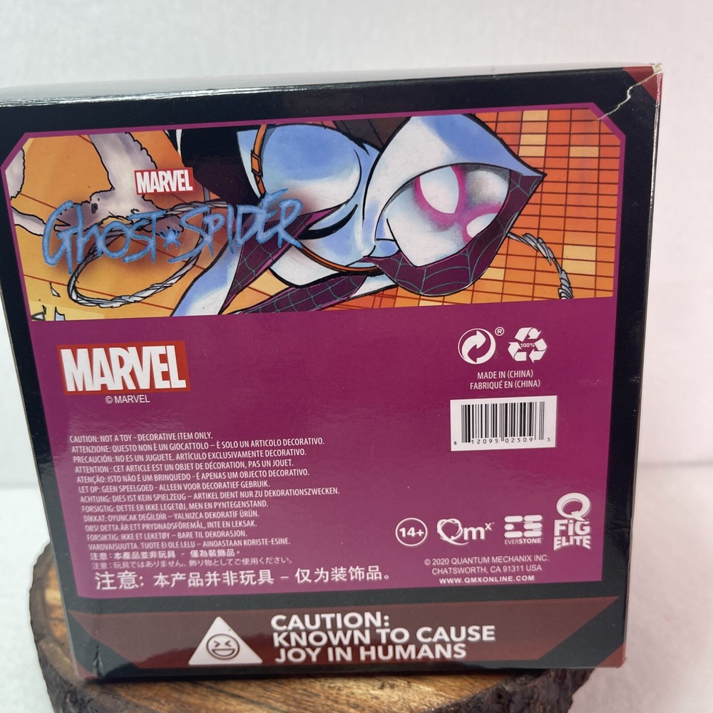 Marvel Ghost Spider Q Fig Statue READ
