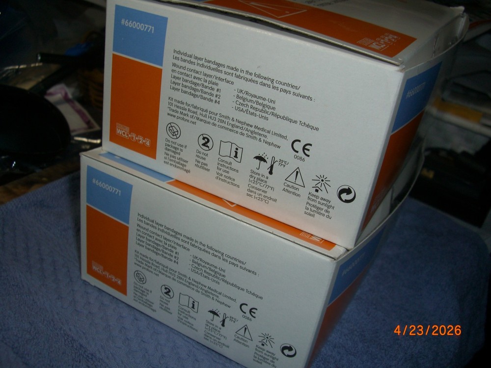 NEW (2) BOXES PROFORE LITE MULTI-LAYER COMPRESSION BANDAGING SYSTEMS # 66000771