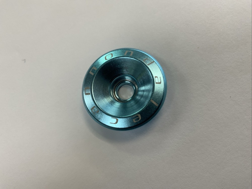 Cannondale 1 1/8 Threadless Headset Top Cap Powder Blue Anodized