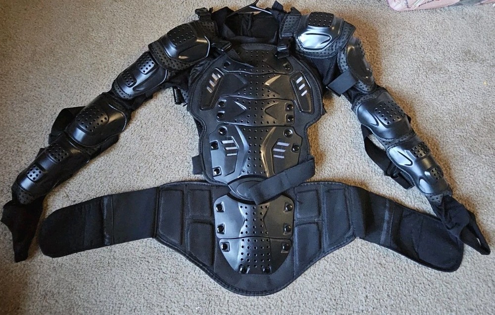 Racing Black Protective Padded Jacket SIZE SMALL, Pre-Owned, Never Used