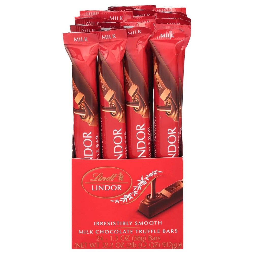 Lindor Milk Chocolate Truffle, 24-Pack