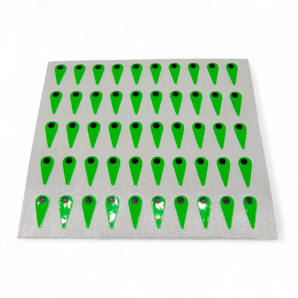 Neon Tear Drop Eyes - Fly Tying Materials