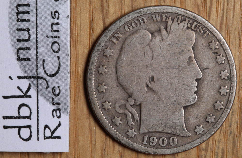 1900 (P) - Barber Half Dollar - G - Good