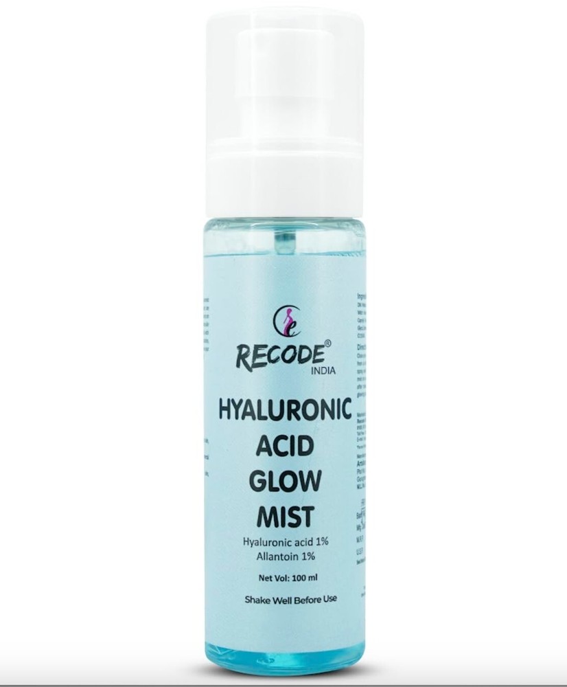 Recode Hyaluronic Acid Glow Mist - Shake Well Before Use - 100 Ml
