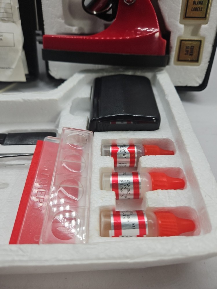 Vintage 1984 Tasco Microscope In Case