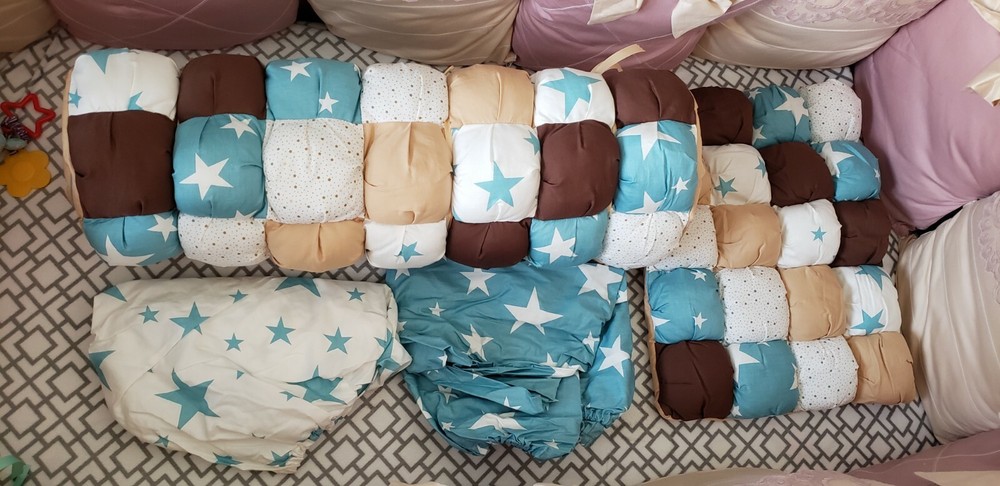 Modern Baby Comforter, Pillow, Sheets Set