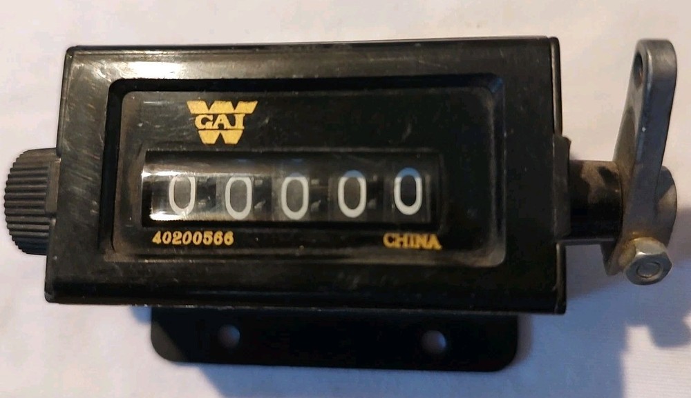 WGAI 5-Digit Mechanical Pull Counter for Machine Counting Applications