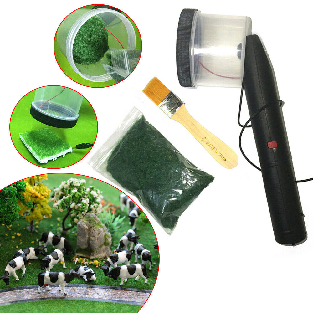 Static Grass Flock Applicator Handheld Strong Power Advanced Flocking Scenery