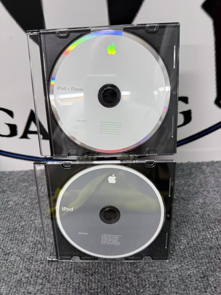 Apple iPod + iTunes Software Installation Disc BUNDLE - CD-ROM - FREE SHIPPING!