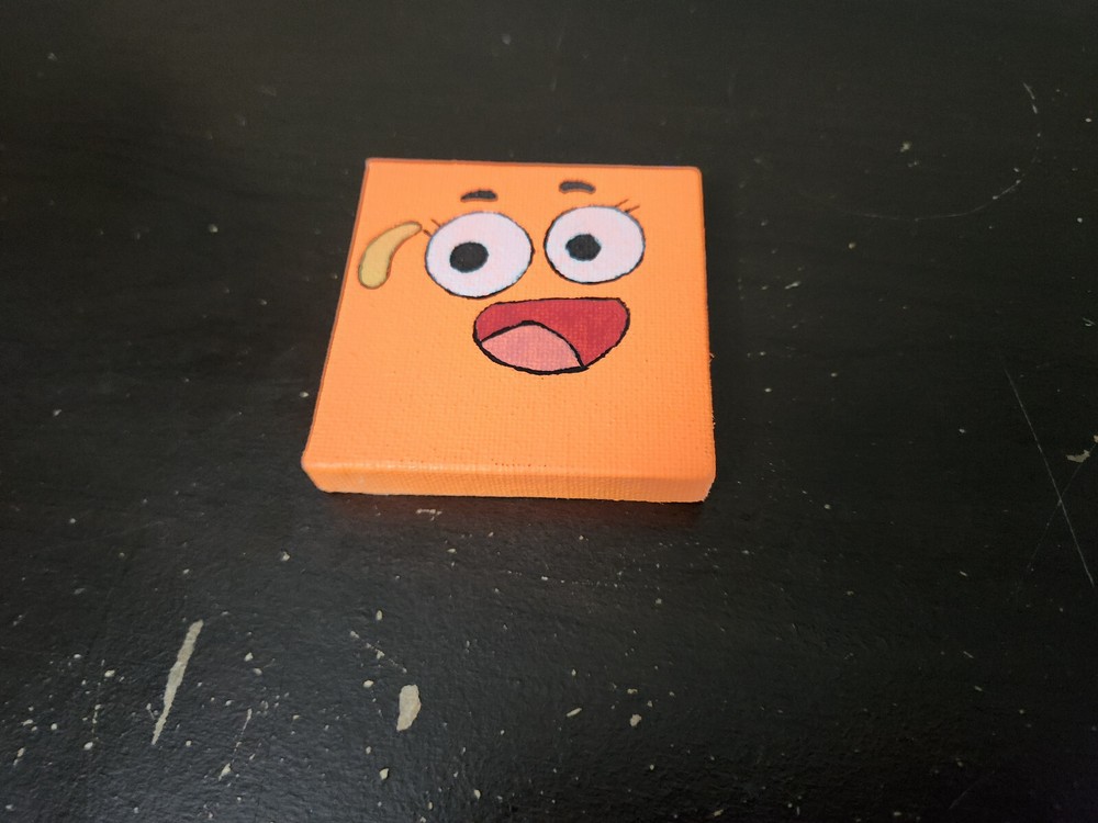 Handpainted Stretched Canvas Magnet Darwin (*FAST SHIPPING!*)