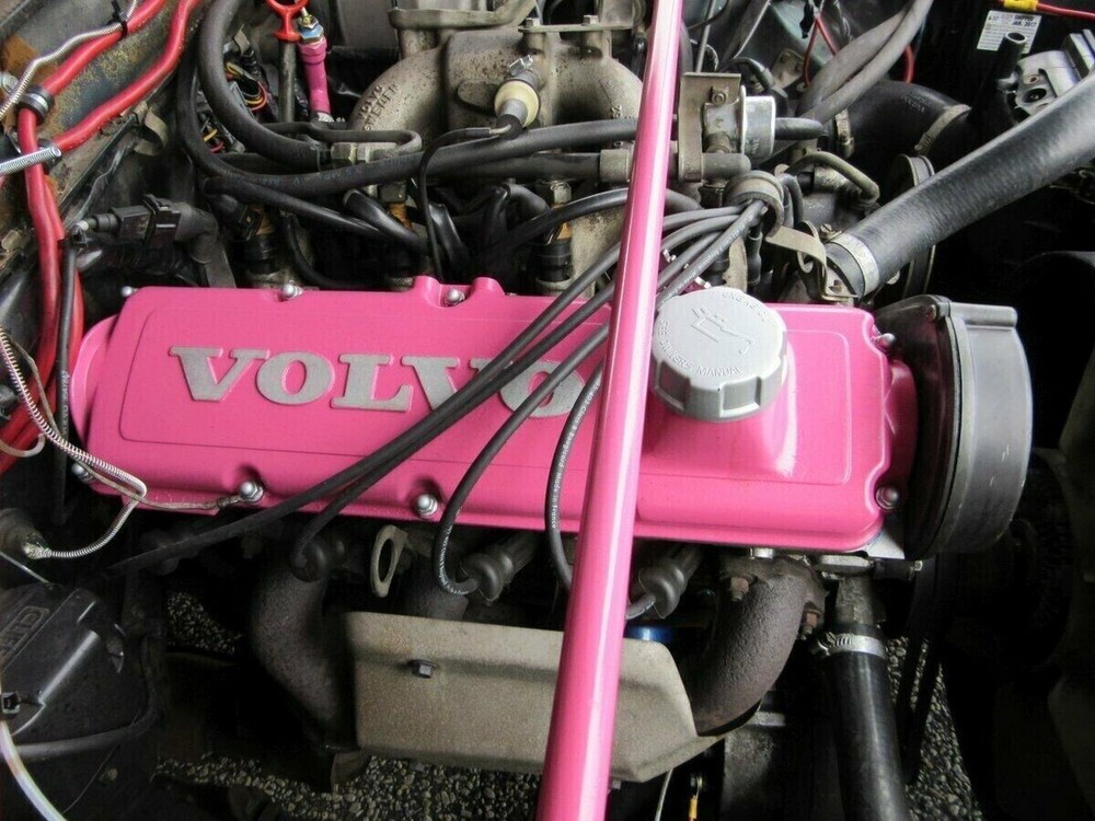 Hot Pink Coating High Temp Engine Enamel Header & Caliper Brake Paint Spray 500F