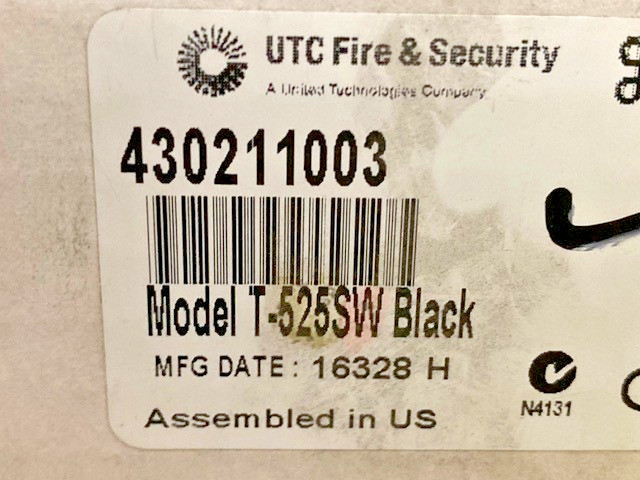Lenel 430211003 Multi Tech Reader T-525SW Black, Access Control Keypad
