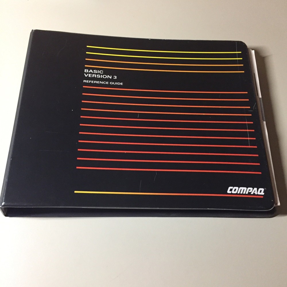Vintage 1985 COMPAQ MS DOS & BASIC Version 3 Manuals VHTF