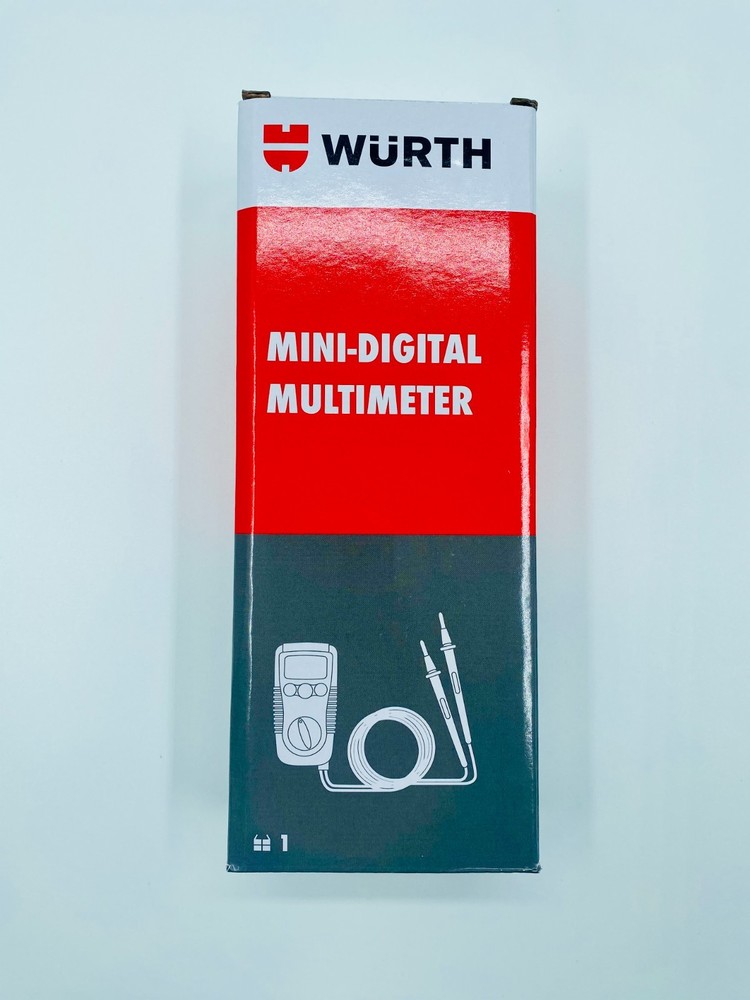 Würth Mini Digital Multimeter DC and AC Voltage LCD 2000