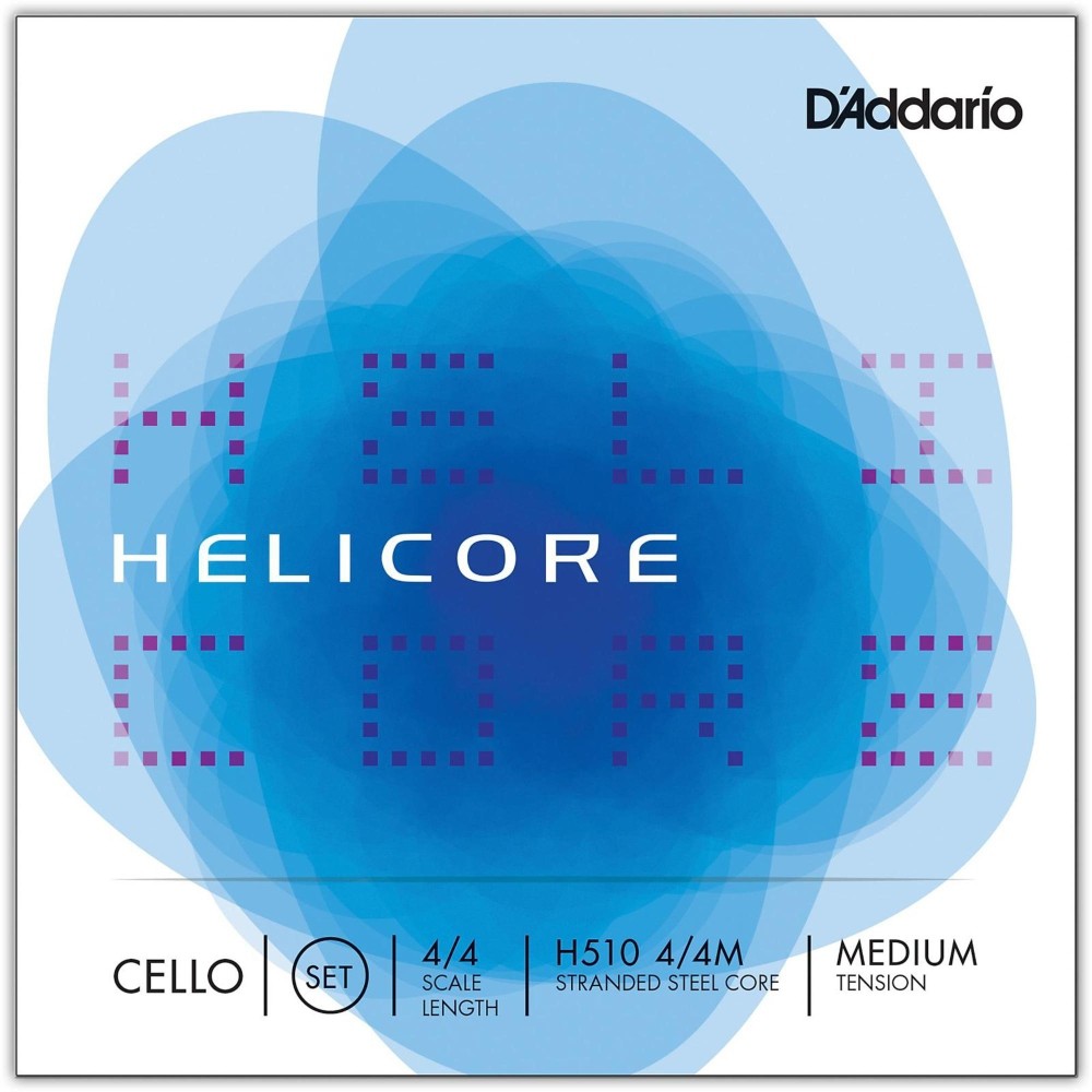 D'Addario Helicore Series Cello String Set 4/4 Size Medium