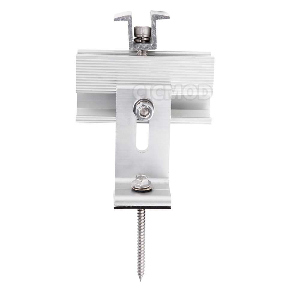 Solar Panel Roof Mount Brackets Kit Universal for 1-4Pack Solar Panels Mounting