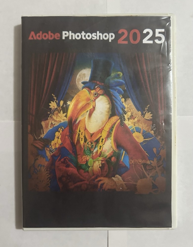Adobe Photoshop 2025 Photo/Image/Graphics Editing Software CD Windows