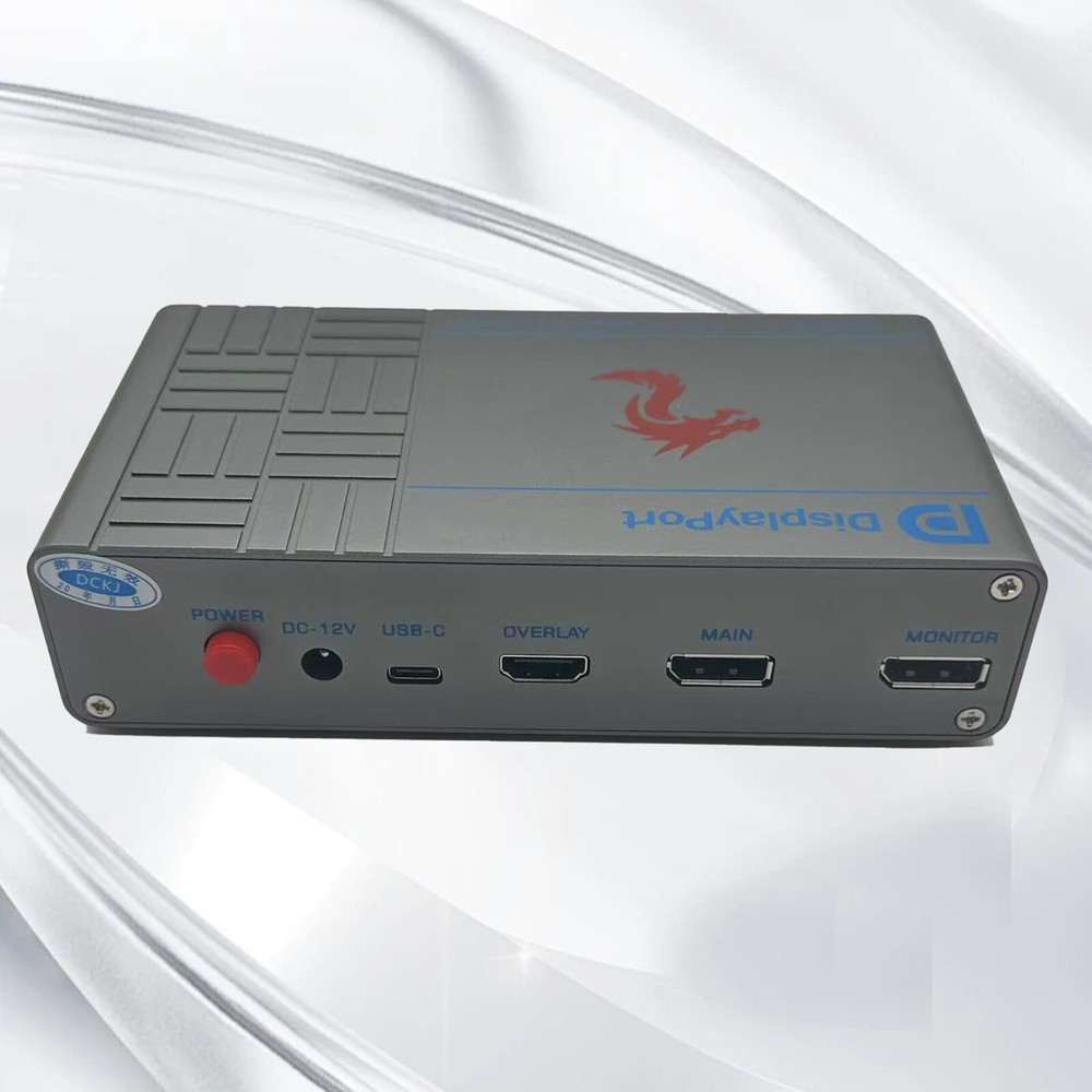 Adaptive 4K CapDMA Video Processor Overlay Box HDMI-Compatible DMA Fuser