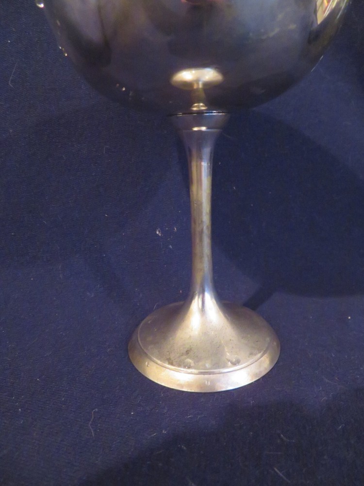 EPNS Vintage silverplate wine/champagne glass