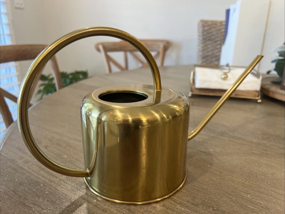 Gold Tone  Watering Can