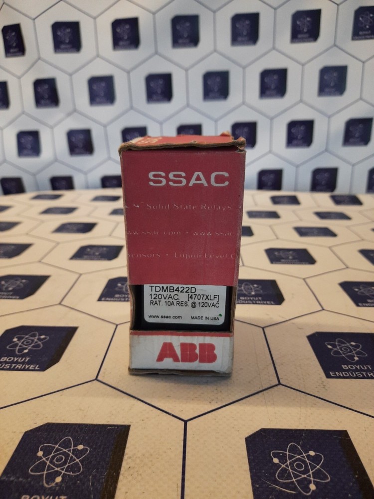 ABB TDMB422D 120VAC 4707XLF TIME DELAY RELAY