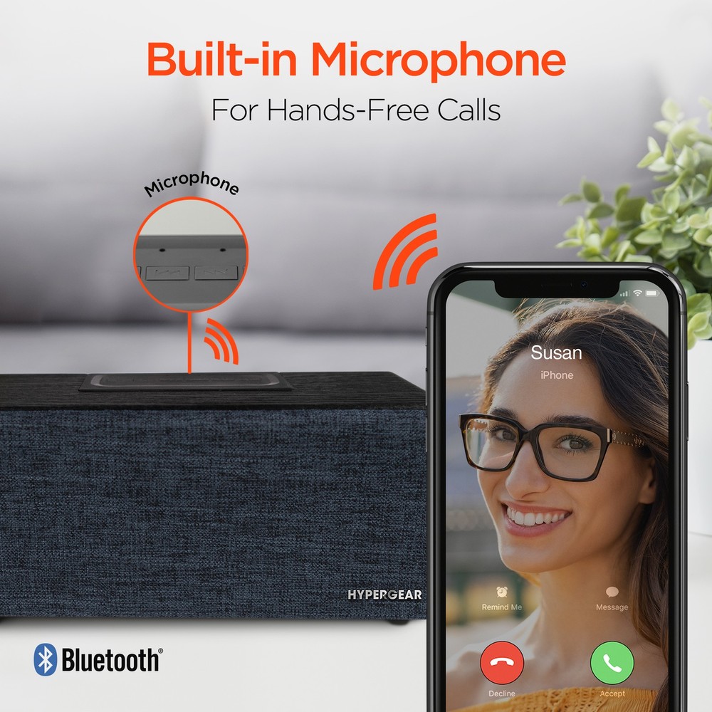 Hypergear Fabrix 2 Wireless Speaker, Stereo w Hands-free Speakerphone Function