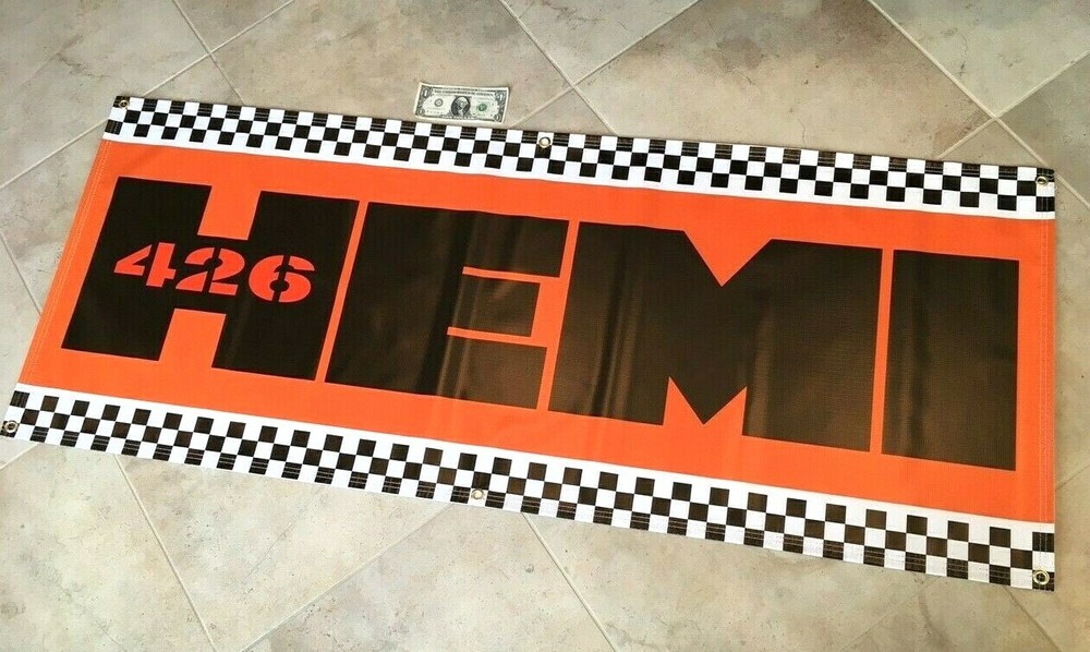 HEMI Garage Banner Sign (Large 2'x5')
