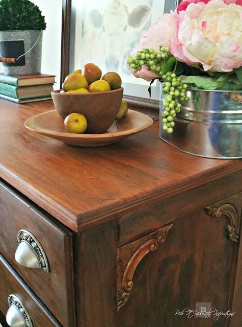 3" Paisley Cup Pull Brushed Satin Pewter