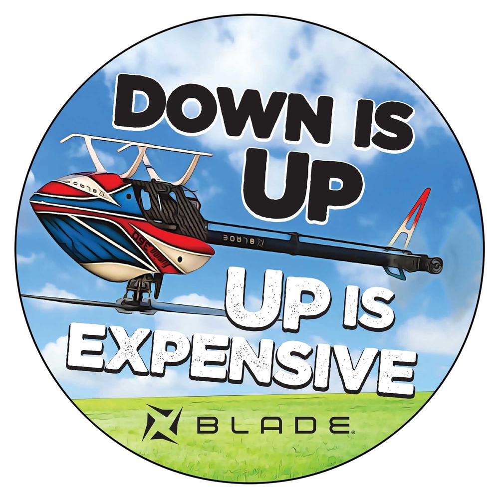 Blade Down is Up Sticker BLHSTK3